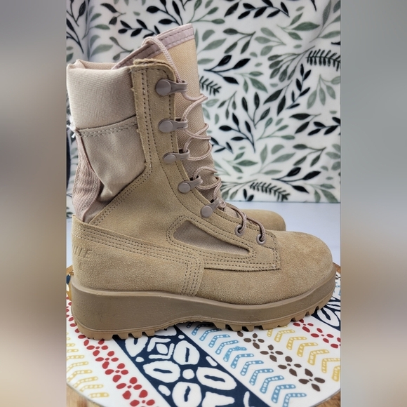 Belleville New Made in US  Desert Tan Military Army Combat‎ Waterproof - Picture 4 of 9